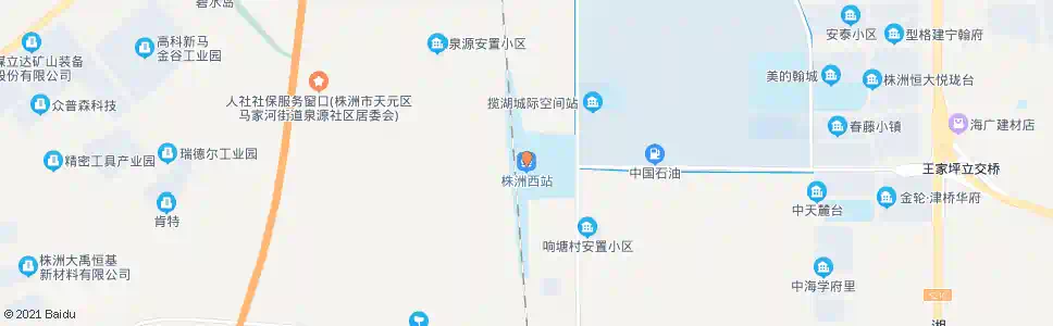 株洲西环桥下_公交站地图_株洲公交_妙搜公交查询2025