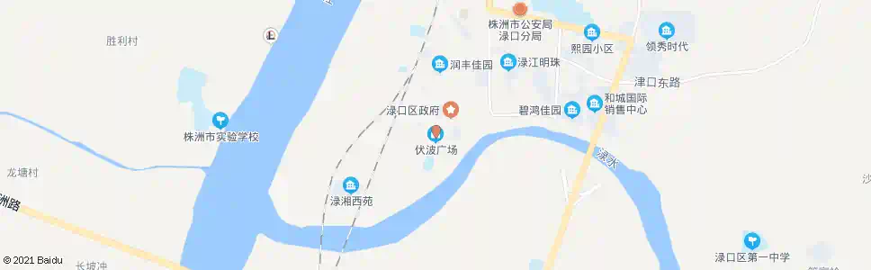 株洲伏波广场_公交站地图_株洲公交_妙搜公交查询2025