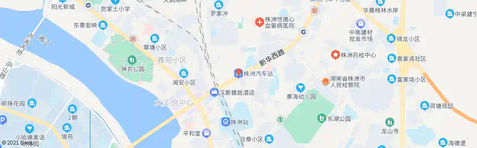 株洲车站西路_公交站地图_株洲公交_妙搜公交查询2025