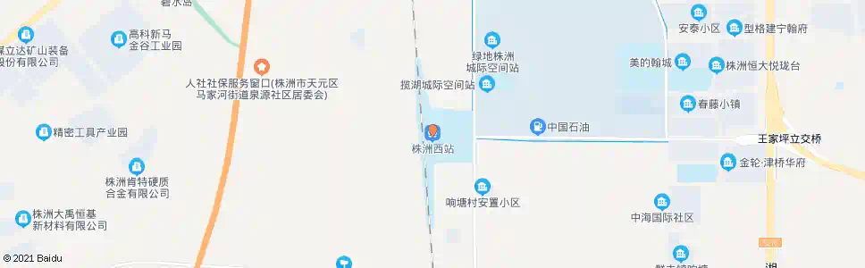 株洲华强路西_公交站地图_株洲公交_妙搜公交查询2025