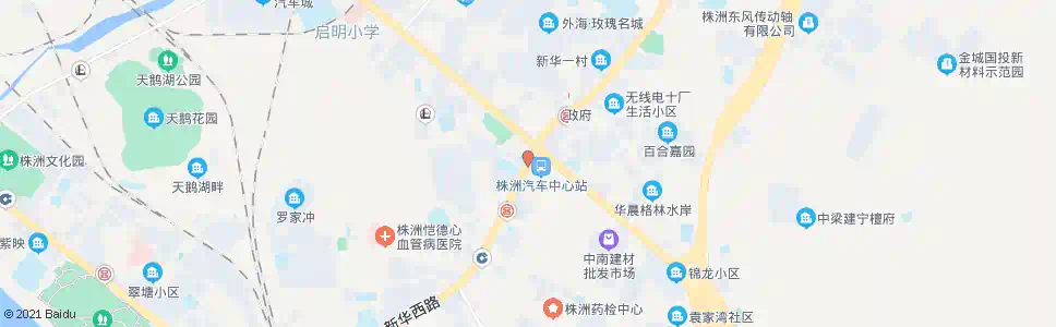 株洲红旗广场西口_公交站地图_株洲公交_妙搜公交查询2025