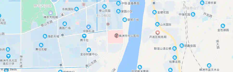 株洲中心医院_公交站地图_株洲公交_妙搜公交查询2025