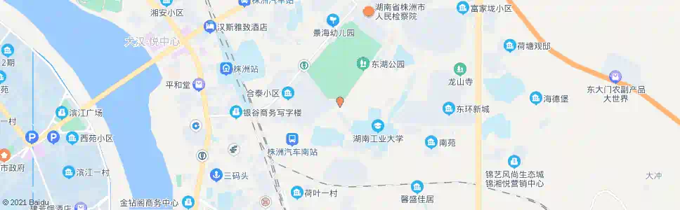 株洲河东工大校门口_公交站地图_株洲公交_妙搜公交查询2025