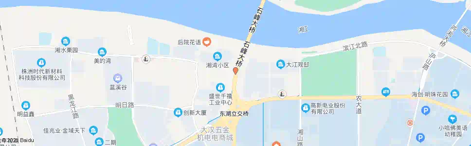 株洲石峰大桥东_公交站地图_株洲公交_妙搜公交查询2025