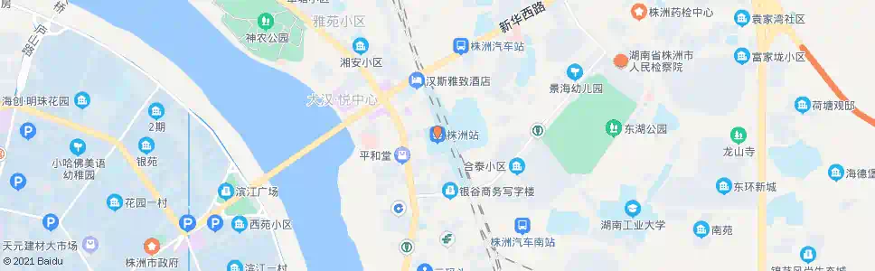 株洲车站西路(火车站)_公交站地图_株洲公交_妙搜公交查询2025