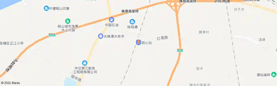 株洲昭山_公交站地图_株洲公交_妙搜公交查询2025
