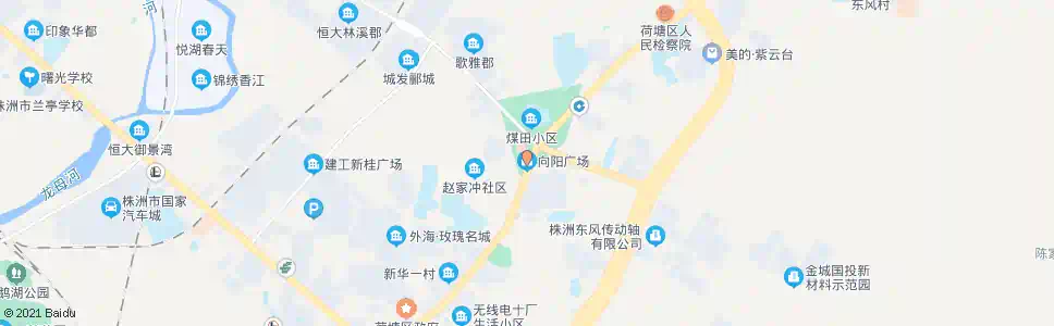 株洲向阳广场_公交站地图_株洲公交_妙搜公交查询2025