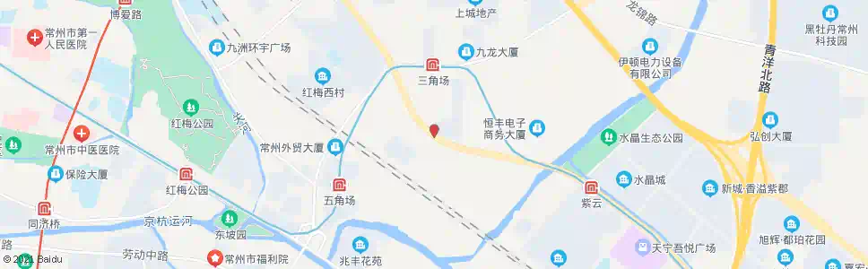 常州章东桥_公交站地图_常州公交_妙搜公交查询2025