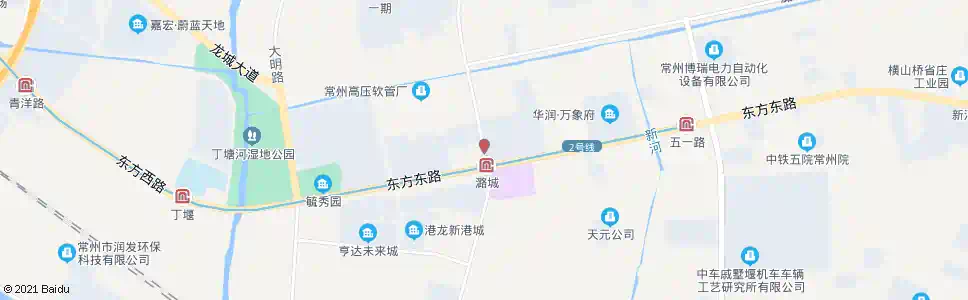 常州常州经济开发区管委会(东方路东城路)_公交站地图_常州公交_妙搜公交查询2025