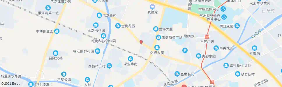 常州飞龙路通江路西_公交站地图_常州公交_妙搜公交查询2025