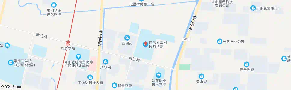 常州竹林路庙湾路(技师学校)_公交站地图_常州公交_妙搜公交查询2025