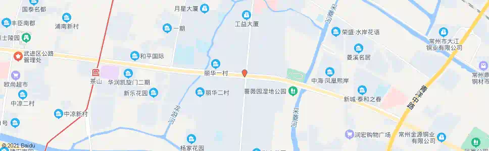 常州中吴大道丽华路_公交站地图_常州公交_妙搜公交查询2025