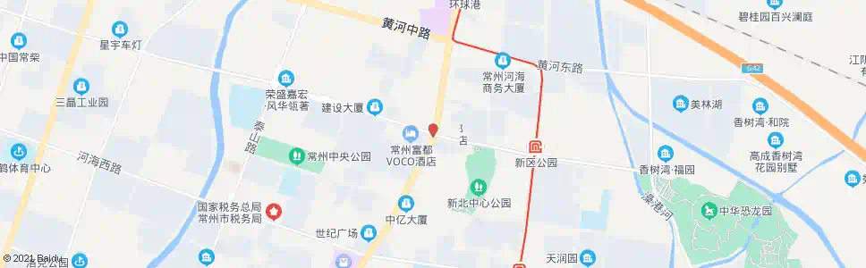 常州通江路汉江路_公交站地图_常州公交_妙搜公交查询2025
