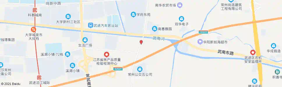 常州丽华路武南路(九华中桥南)_公交站地图_常州公交_妙搜公交查询2025