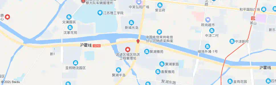 常州新龙大桥(常州车管所西门)_公交站地图_常州公交_妙搜公交查询2025