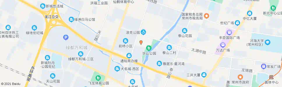 常州华山路太湖路(华山苑)_公交站地图_常州公交_妙搜公交查询2025