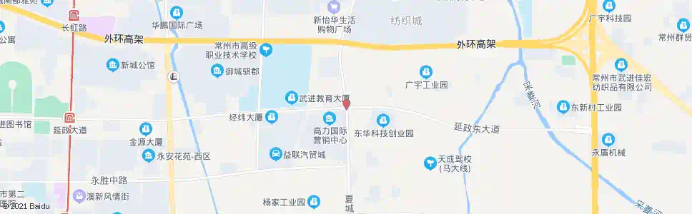 常州丽华路延政路_公交站地图_常州公交_妙搜公交查询2025