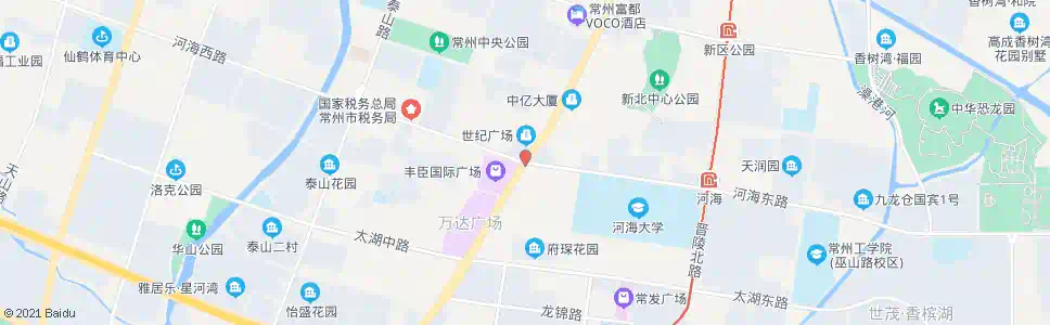 常州通江路河海路(b)_公交站地图_常州公交_妙搜公交查询2025
