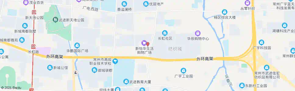 常州虹北路丽华路(新时代家俱广场)_公交站地图_常州公交_妙搜公交查询2025