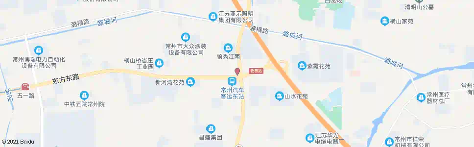 常州滆湖经济开发区西站_公交站地图_常州公交_妙搜公交查询2025