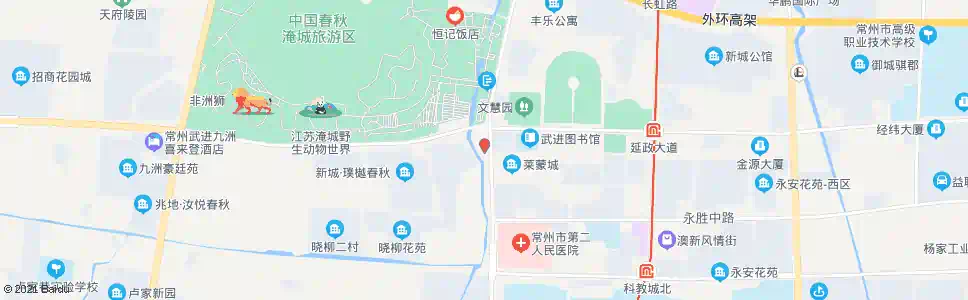 常州淹城公交中心站(回车场)_公交站地图_常州公交_妙搜公交查询2025