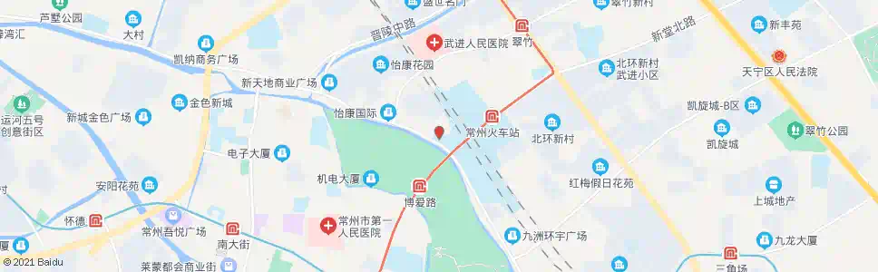 常州火车站公交中心站(关河东路回车场)_公交站地图_常州公交_妙搜公交查询2025