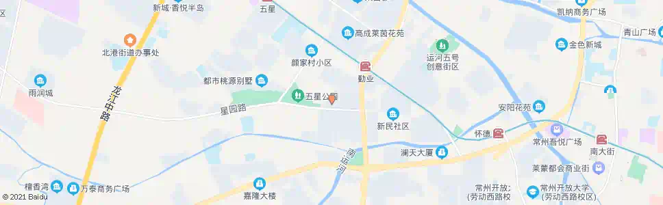 常州华府家园(花之园)_公交站地图_常州公交_妙搜公交查询2025