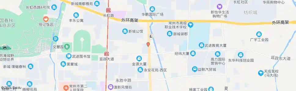 常州和平路府东路(世贸中心)_公交站地图_常州公交_妙搜公交查询2025