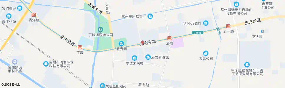 常州东方路华丰路_公交站地图_常州公交_妙搜公交查询2025