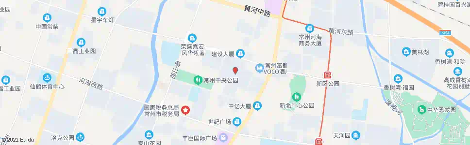 常州新北区政府(高新科技园)_公交站地图_常州公交_妙搜公交查询2025