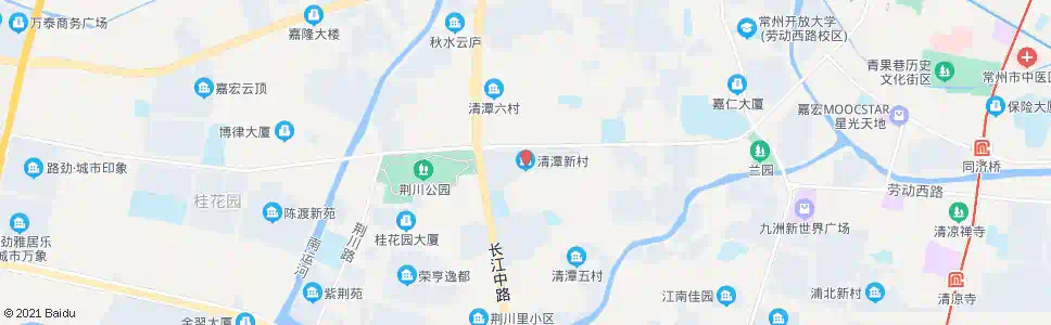 常州清潭新村(回车场)_公交站地图_常州公交_妙搜公交查询2025
