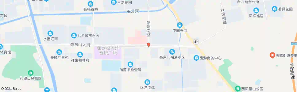 连云港秦东门大街郁洲路_公交站地图_连云港公交_妙搜公交查询2025