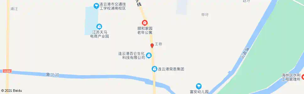 连云港王巷_公交站地图_连云港公交_妙搜公交查询2025