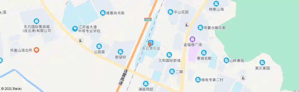 连云港港口东_公交站地图_连云港公交_妙搜公交查询2025