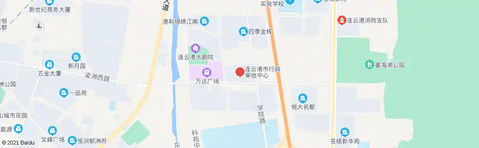 连云港市政务服务中心东_公交站地图_连云港公交_妙搜公交查询2025
