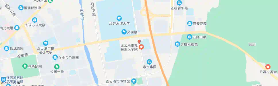 连云港党校_公交站地图_连云港公交_妙搜公交查询2025
