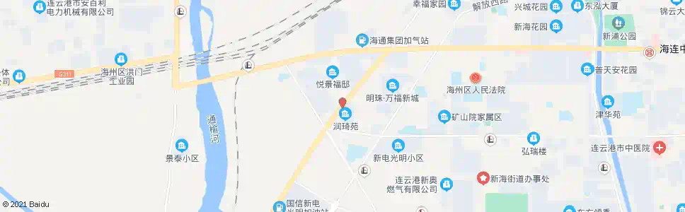 连云港洪门农贸市场_公交站地图_连云港公交_妙搜公交查询2025