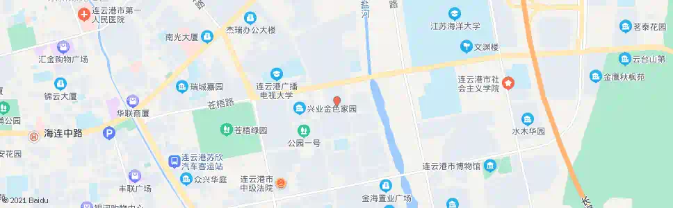 连云港明珠皇冠花园_公交站地图_连云港公交_妙搜公交查询2025