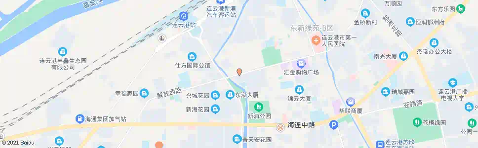 连云港解放桥_公交站地图_连云港公交_妙搜公交查询2025