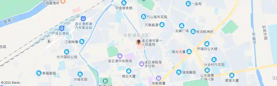 连云港新区人民医院正门_公交站地图_连云港公交_妙搜公交查询2025