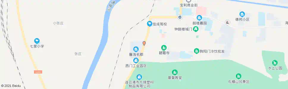 连云港白虎山_公交站地图_连云港公交_妙搜公交查询2025