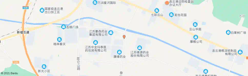 连云港苏港检测站_公交站地图_连云港公交_妙搜公交查询2025