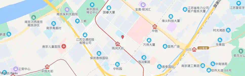 南京黄山路嘉陵江东街_公交站地图_南京公交_妙搜公交查询2025