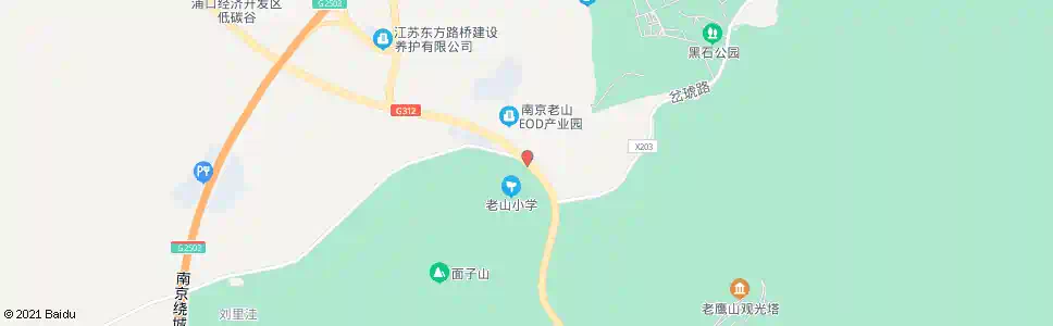 南京老山岔路口西_公交站地图_南京公交_妙搜公交查询2025