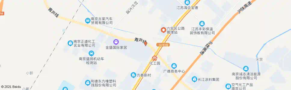 南京六合金盛装饰城3号门_公交站地图_南京公交_妙搜公交查询2025