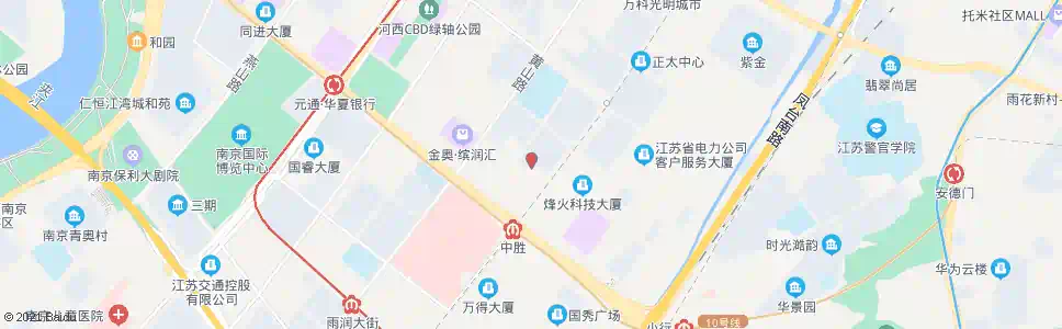 南京金域缇香_公交站地图_南京公交_妙搜公交查询2025