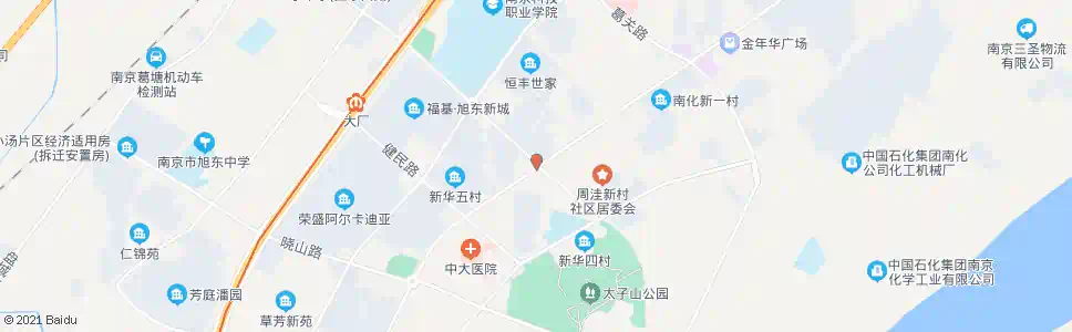 南京新华路园西路_公交站地图_南京公交_妙搜公交查询2025