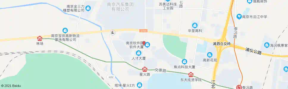 南京星火路汇文路_公交站地图_南京公交_妙搜公交查询2025