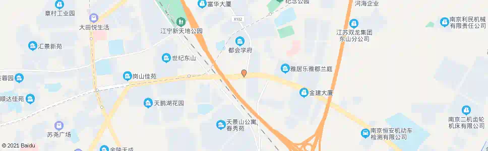 南京上坊西_公交站地图_南京公交_妙搜公交查询2025