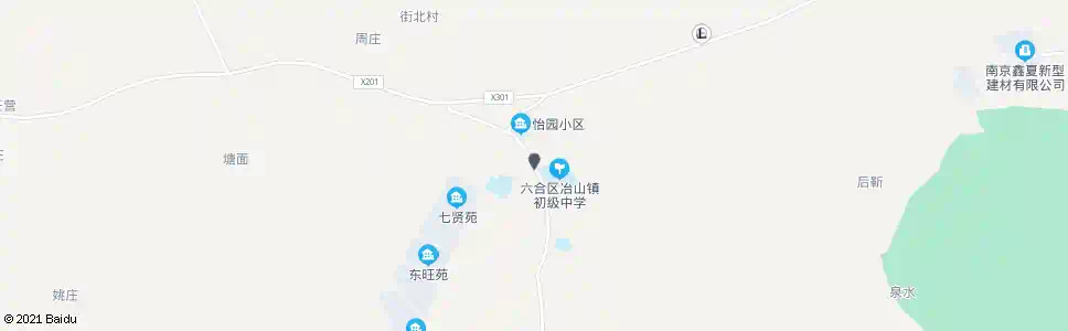 南京冶山初级中学_公交站地图_南京公交_妙搜公交查询2025